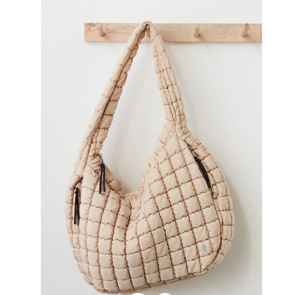 Cream CarryAll Quilted Bag | Free People x FP Movement